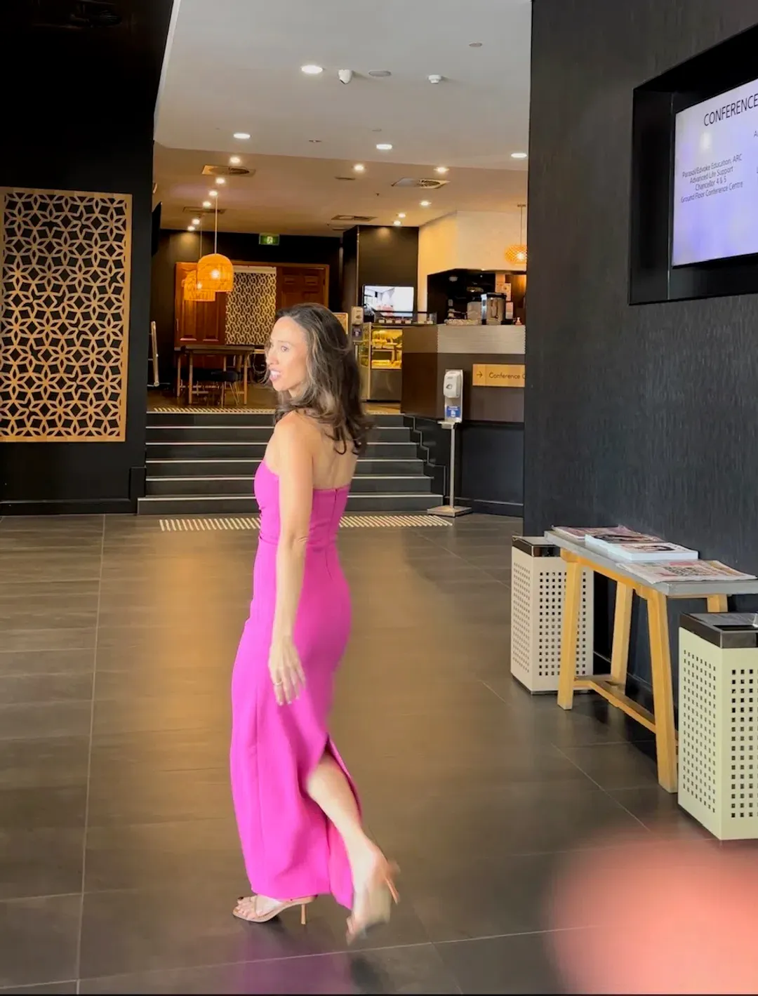 Manning Cartell Amplify Strapless Dress Boungavilla Size AU 6  for rent on The Volte - main image