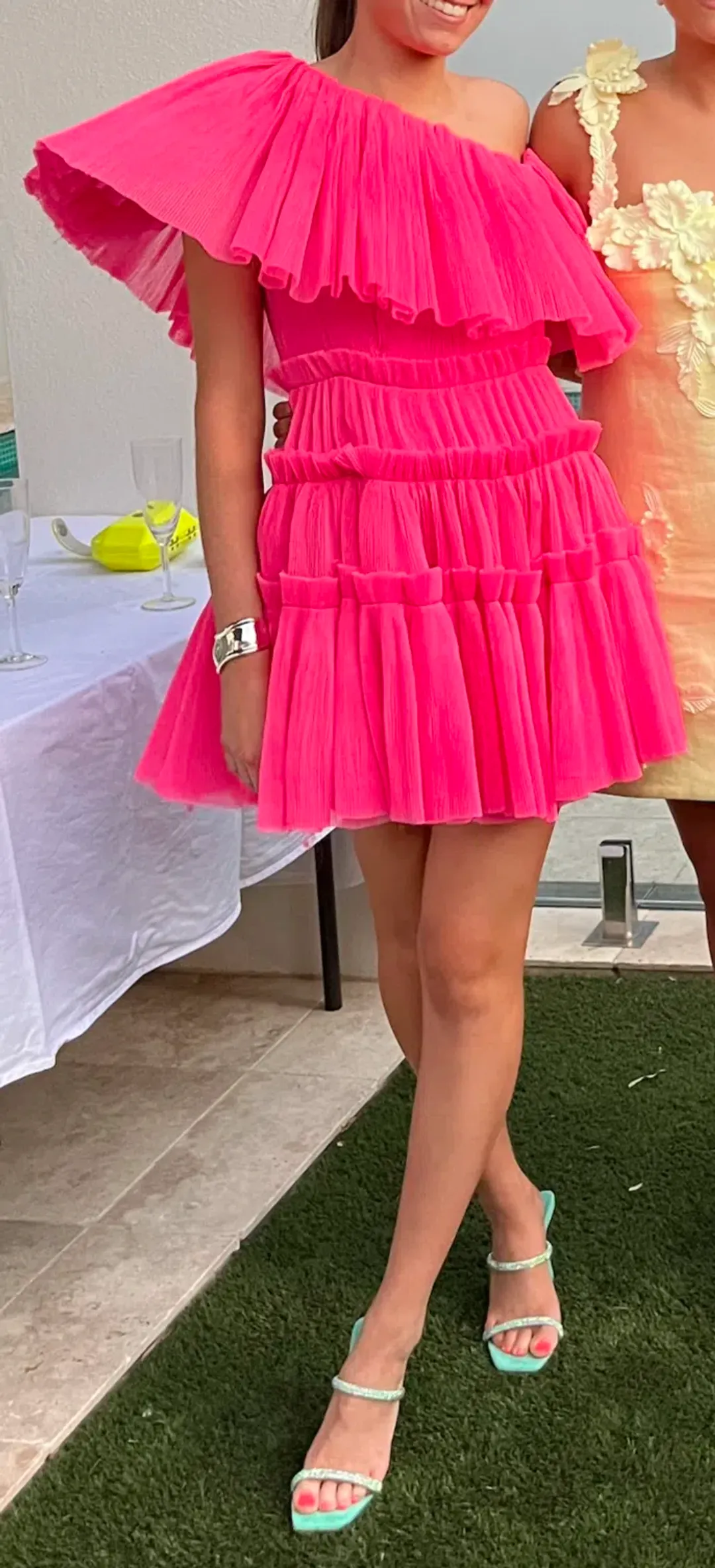 Sheike Limited Edition Carnival Mini Dress in Pink Size AU 6 for rent on The Volte - main image