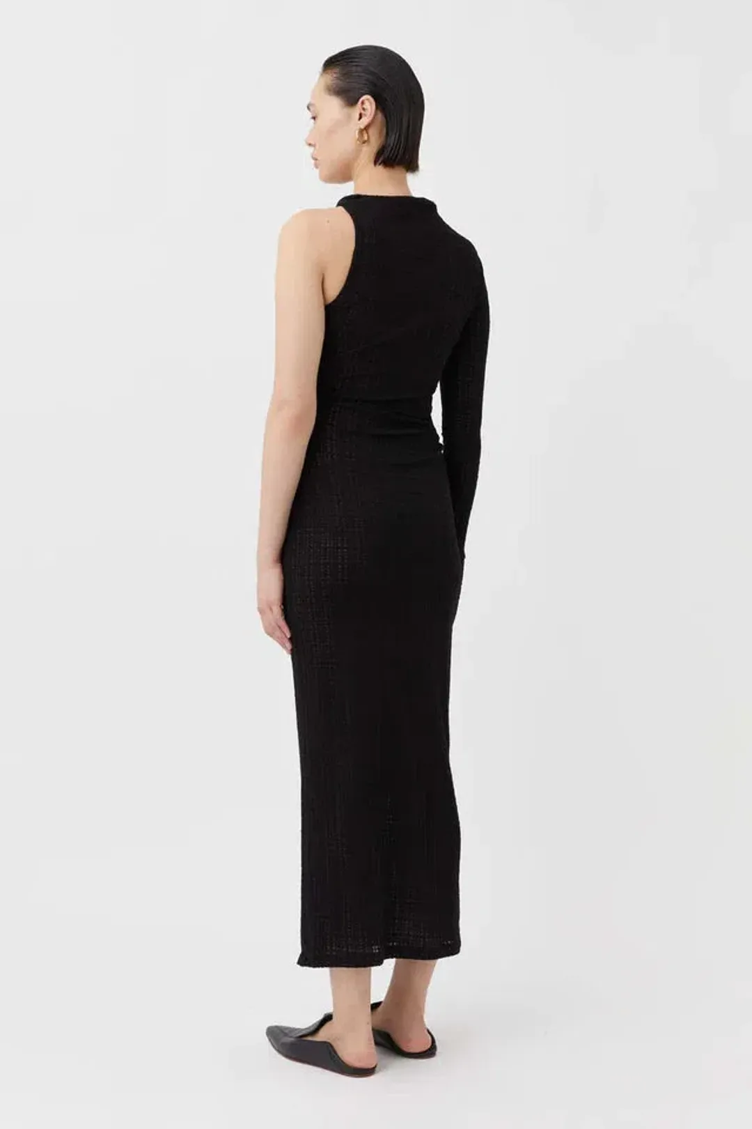 Camilla & Marc Cypress Midi Dress Black Size 10 for rent on The Volte - main image