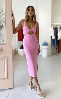 Bec & Bridge Joelle Midi Dress Pink Size 14 for rent on The Volte - image 2