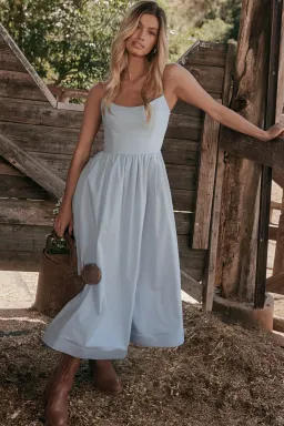 House of CB Lolita Corset Sundress Soft Blue Size XS/ AU 6 for rent on The Volte - image 2