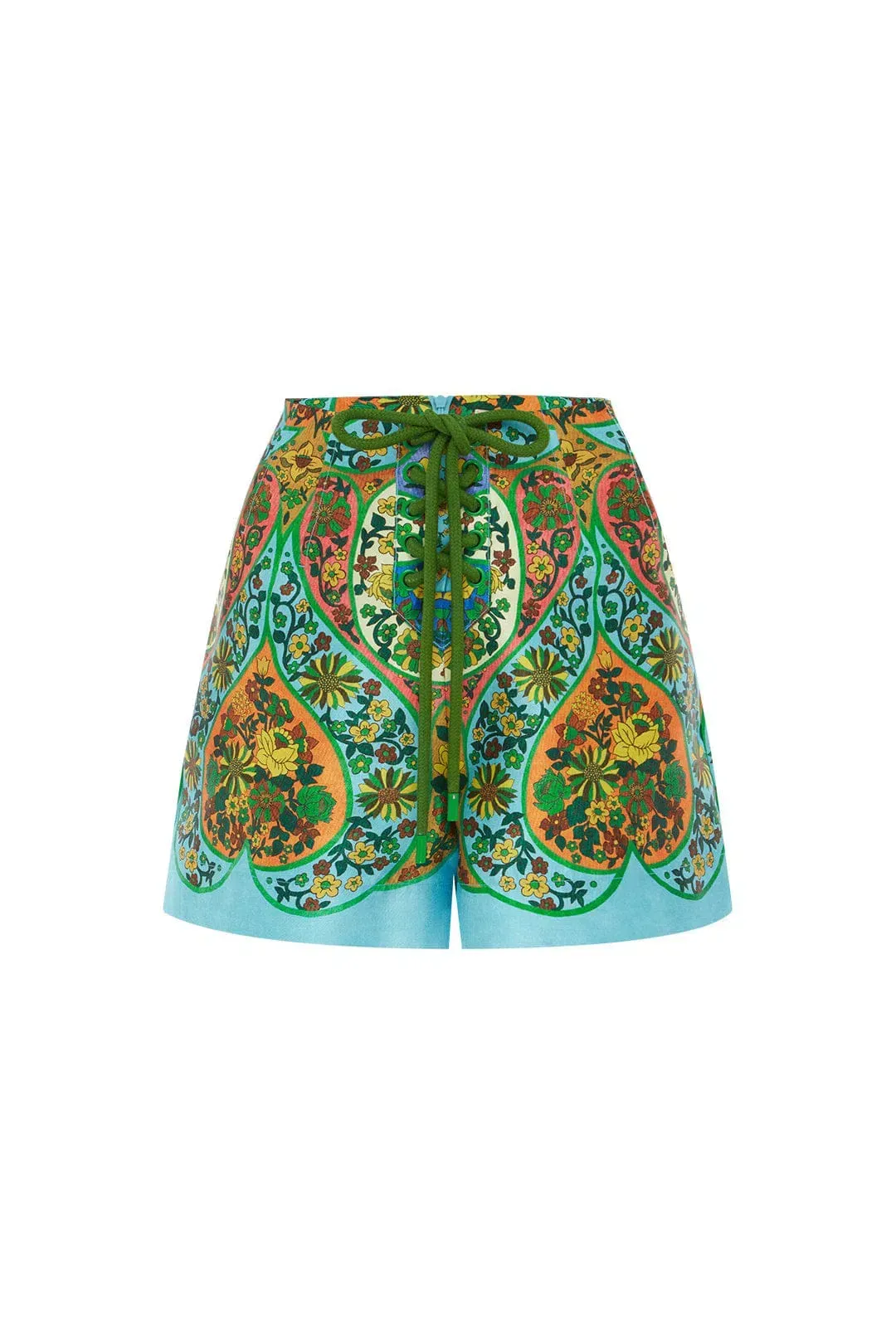 Alemais Sofie Blouse & Short Multi Floral Size AU 8  for rent on The Volte - main image