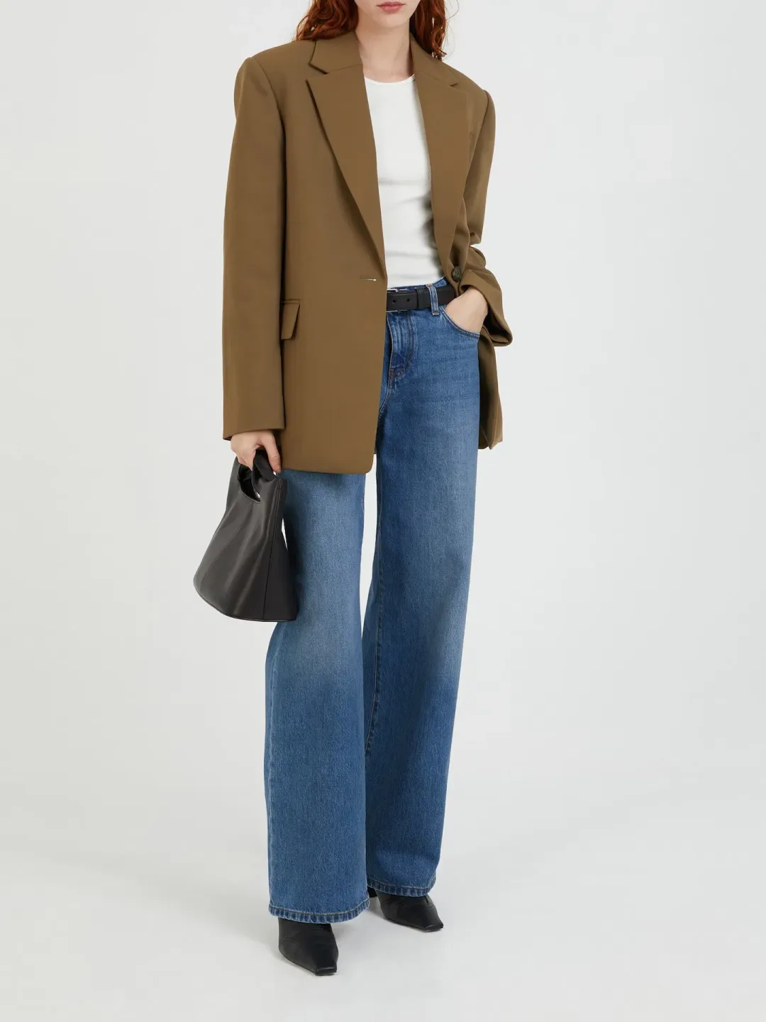 Camilla and Marc Cicely Tailored Blazer Dark Mustard Yellow Size 6 for rent on The Volte - main image