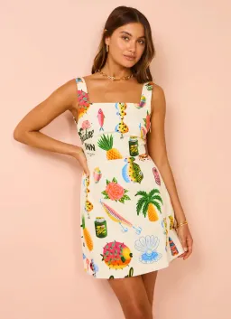 Alemais Samaki Mini Dress Multi Size 10 for rent on The Volte - image 1
