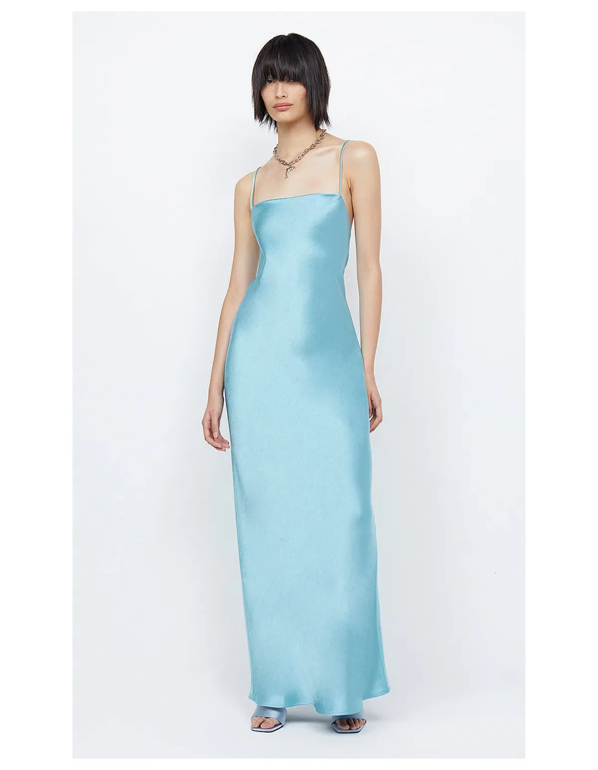 Bec & Bridge The Dreamer Tie Maxi Dress Sea Spray Size AU 6 for rent on The Volte - main image