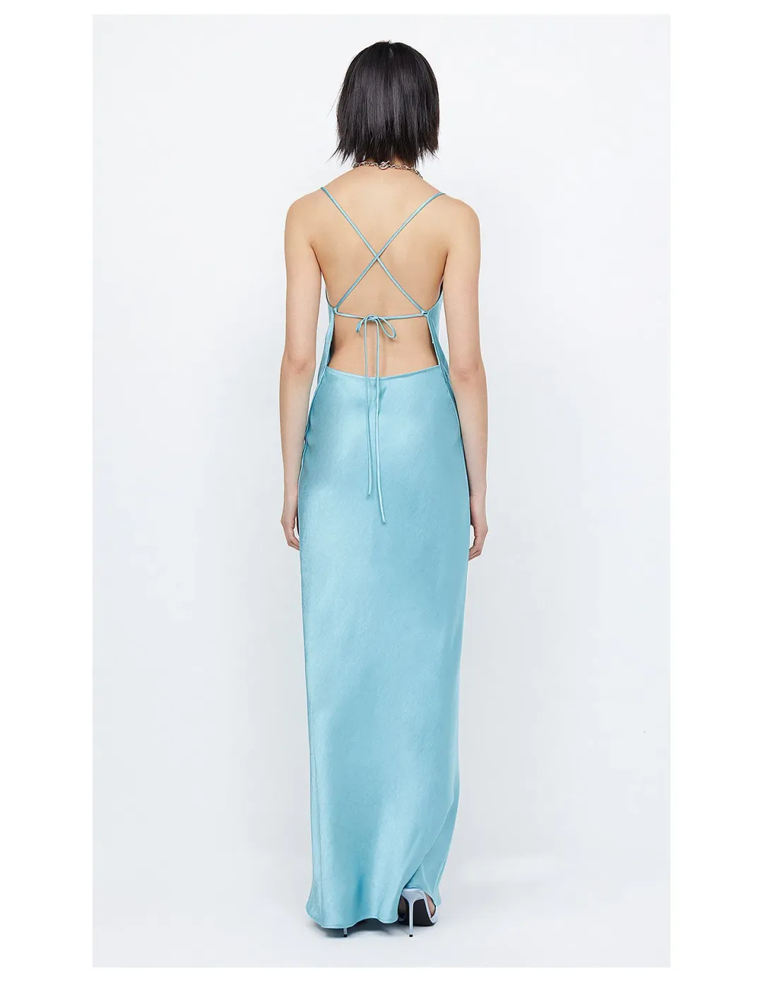 Bec & Bridge The Dreamer Tie Maxi Dress Sea Spray Size AU 6 for rent on The Volte - main image