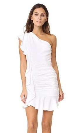 Veronica Beard Kingston Asymmetrical Ruffle Mini Dress for rent on The Volte - image 1