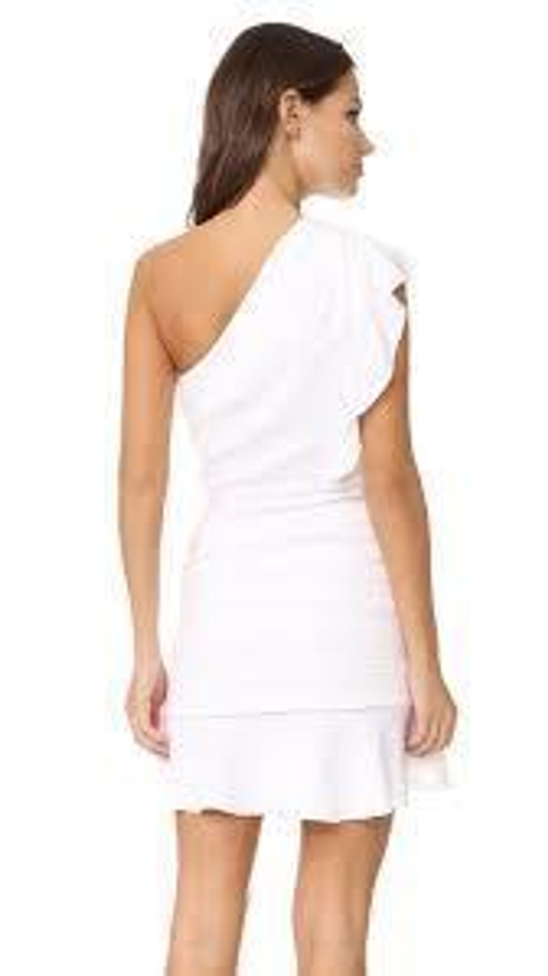 Veronica Beard Kingston Asymmetrical Ruffle Mini Dress for rent on The Volte - main image