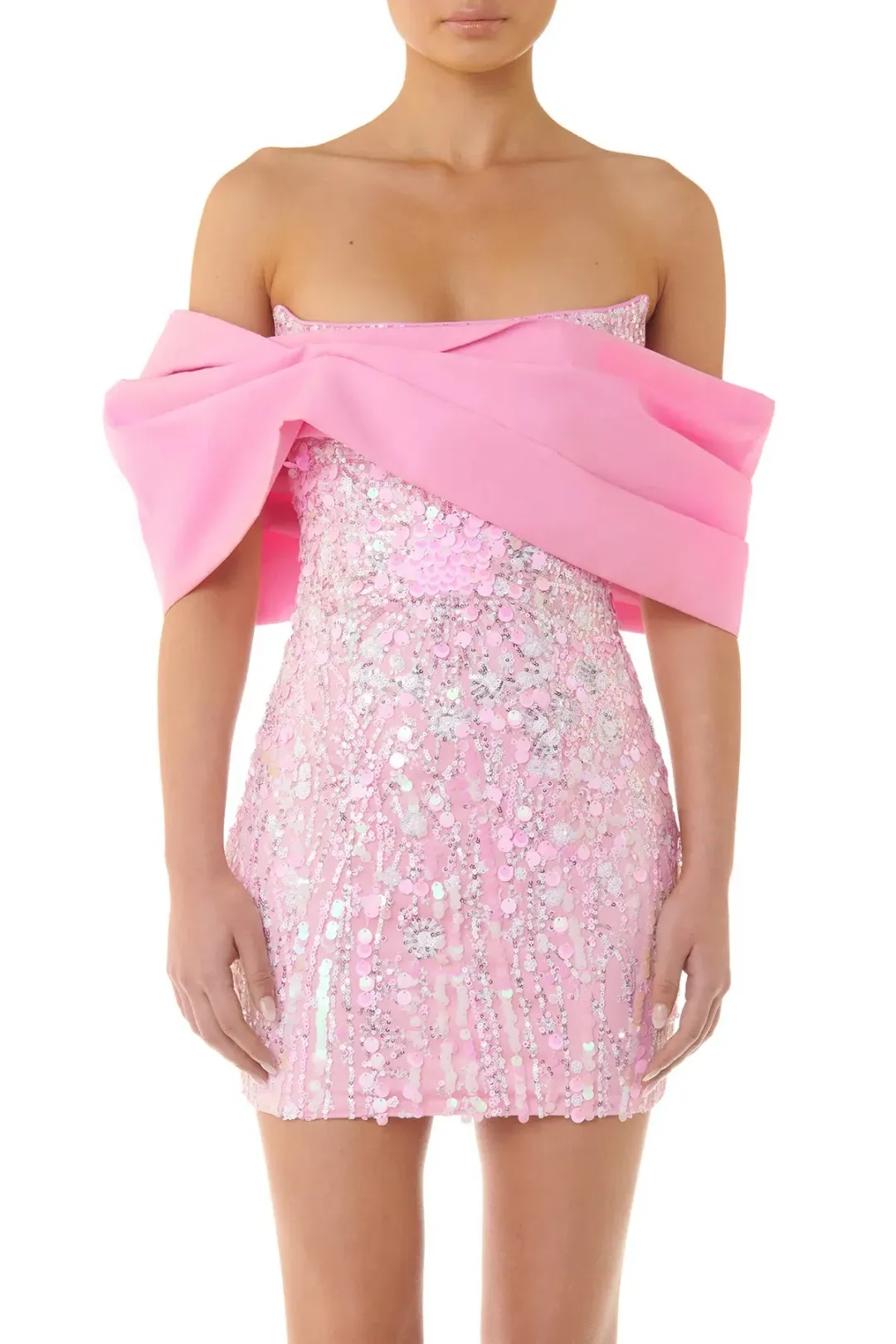 Eliya The Label Bianca Dress Pink Size M / AU 10 for rent on The Volte - main image