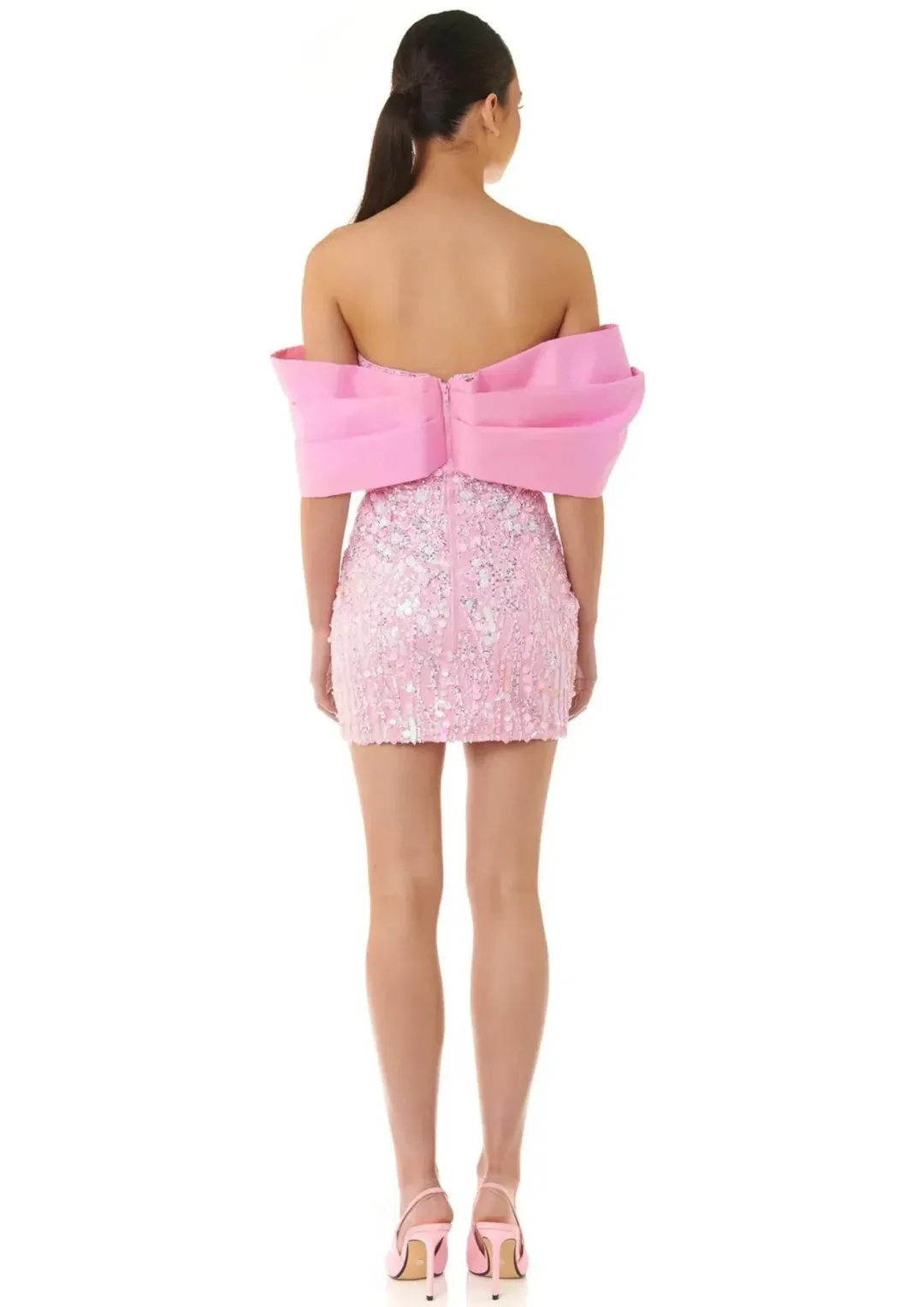 Eliya The Label Bianca Dress Pink Size M / AU 10 for rent on The Volte - main image