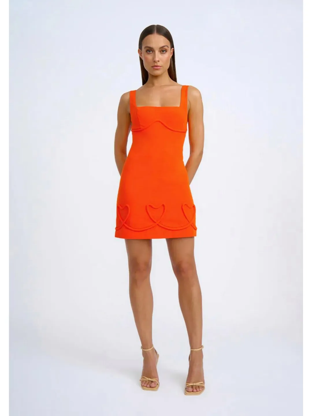 By Johnny Rosita Heart Mini Dress in Fiesta Size AU 12 for rent on The Volte - main image