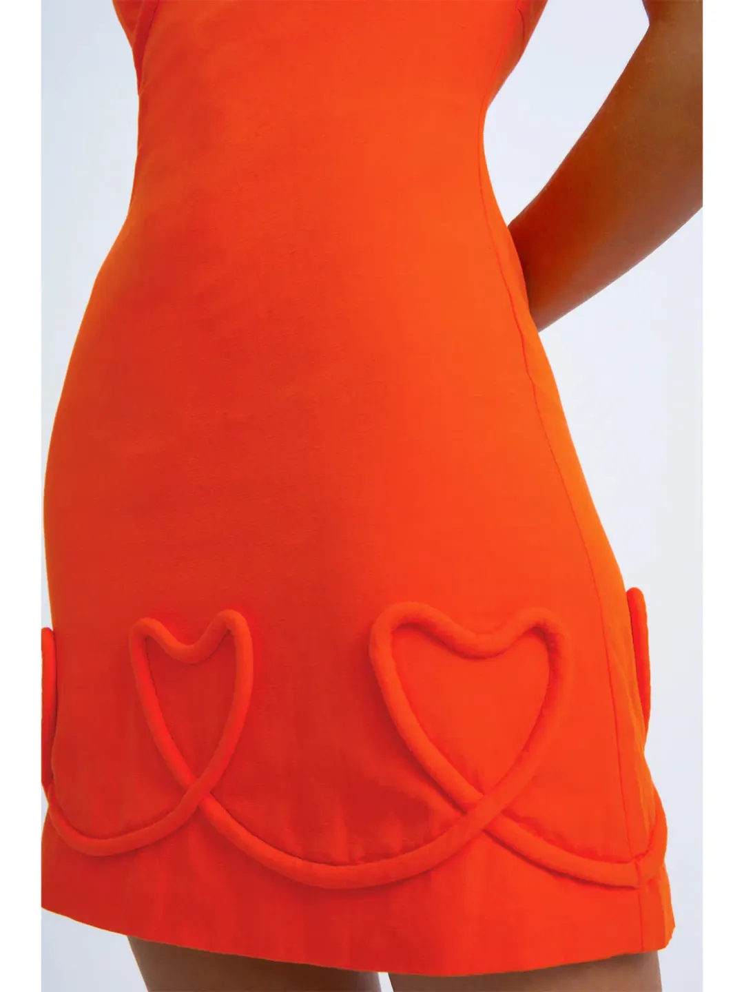By Johnny Rosita Heart Mini Dress in Fiesta Size AU 12 for rent on The Volte - main image