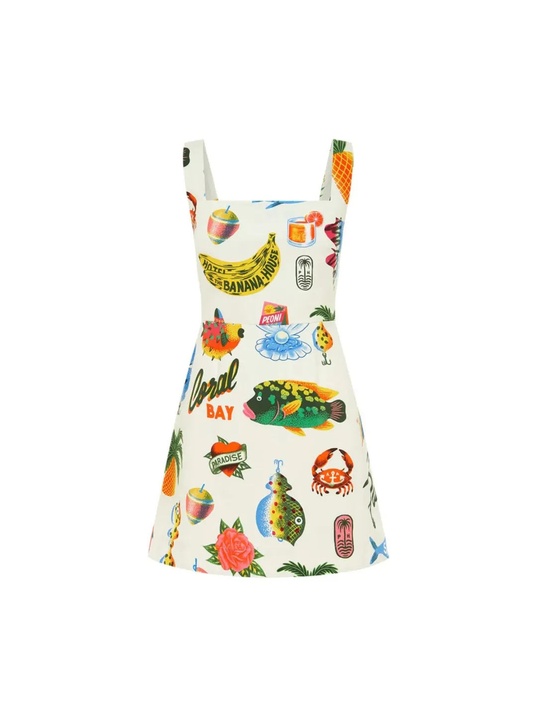 Alemais Samaki Mini Dress in Print Size AU 8 for rent on The Volte - main image