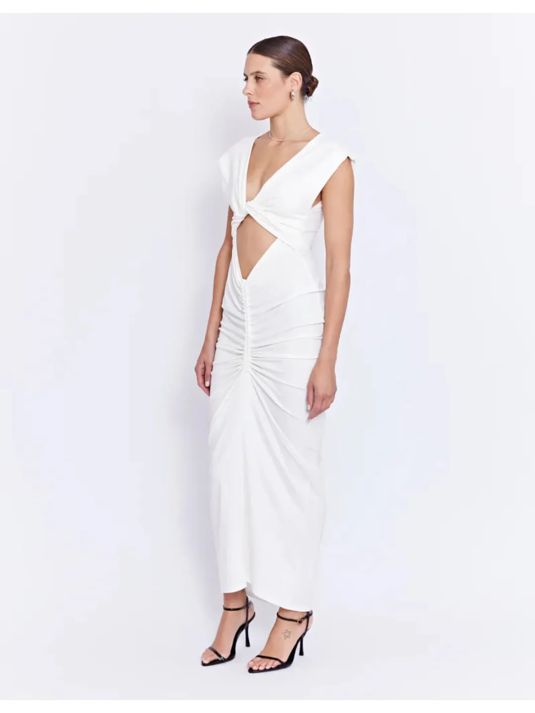 Pfeiffer Ramos Dress In Off White Size XS / AU 6 for rent on The Volte - main image