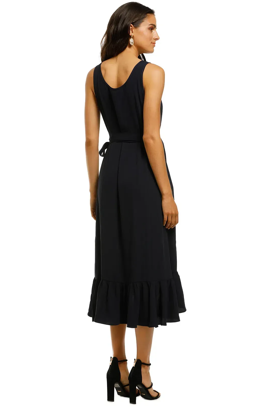 Tania Olsen Brit Midi Dress in Navy Size 16 for rent on The Volte - main image