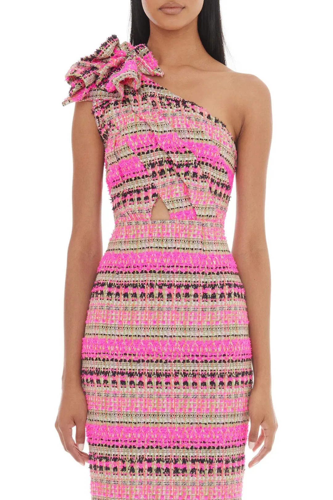 Eliya the Label Dahlia Midi Dress Pink Size XS / AU 6 for rent on The Volte - main image