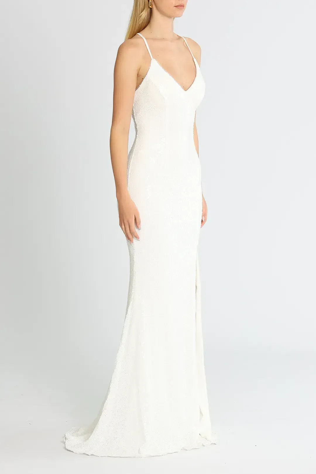 Tania Olsen India Gown in White Size 8 for rent on The Volte - main image