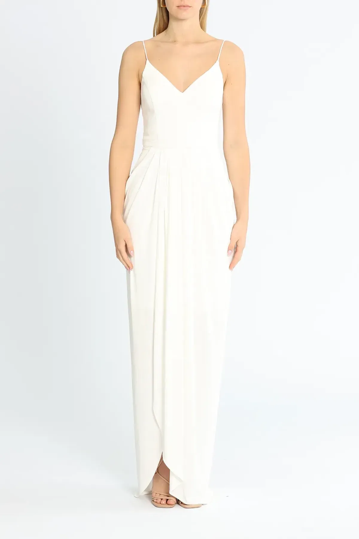 Tania Olsen Claire Gown in Vintage White Size 8 for rent on The Volte - main image