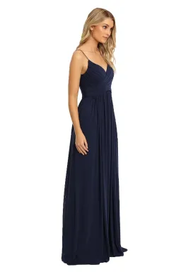 Tania Olsen Violeta Gown in Navy Size 6 for rent on The Volte - image 2