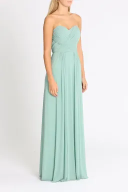 Tania Olsen Raven TO832 Strapless Gown in Mint Size 10 for rent on The Volte - image 2