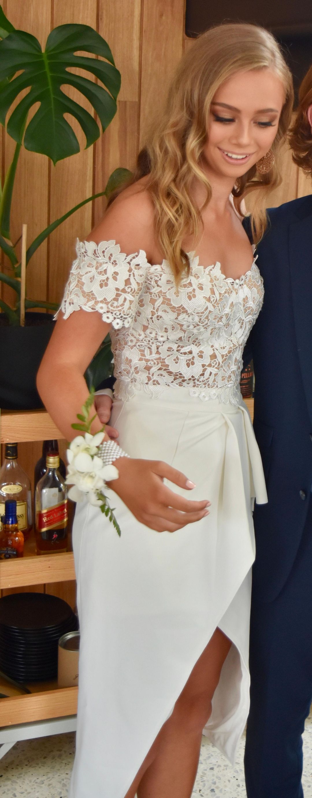 Elle Zeitoune Tango Dress White Size 6 for rent on The Volte - main image