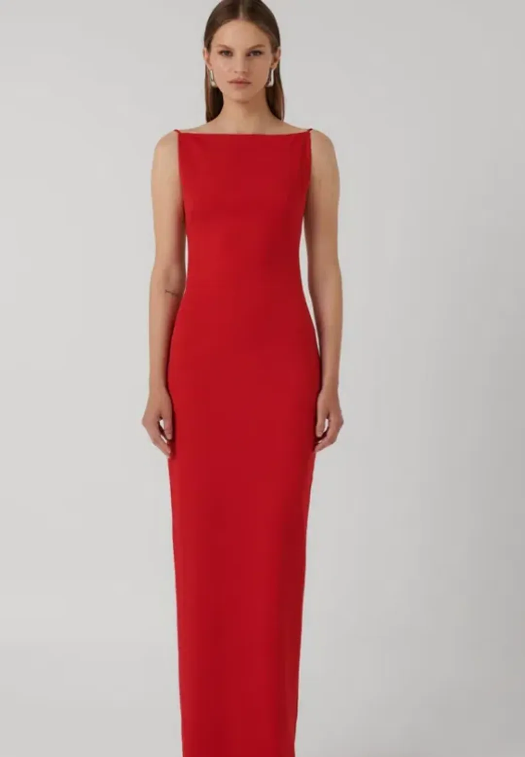 Effie Kats Gabby Gown in Cherry Red Size S / AU 8 for rent on The Volte - main image