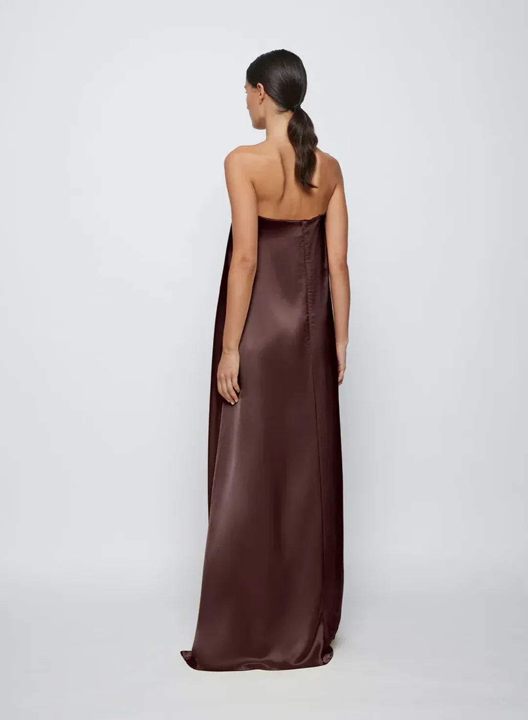 Anna Quan Delfina Dress Shaved Chocolate Size 8 for rent on The Volte - main image