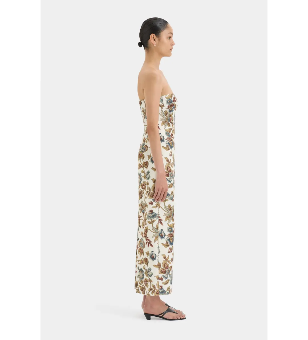 Sir the Label The Eleanora Column Midi Dress Viola Floral Print Size 2 / AU 10 for rent on The Volte - main image