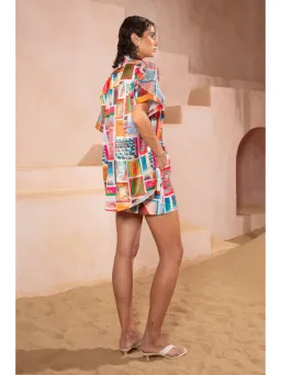 Eliya the label Taormina Shirt M / AU 10 and Monaco Skirt L / AU 12 in Print for rent on The Volte - image 2