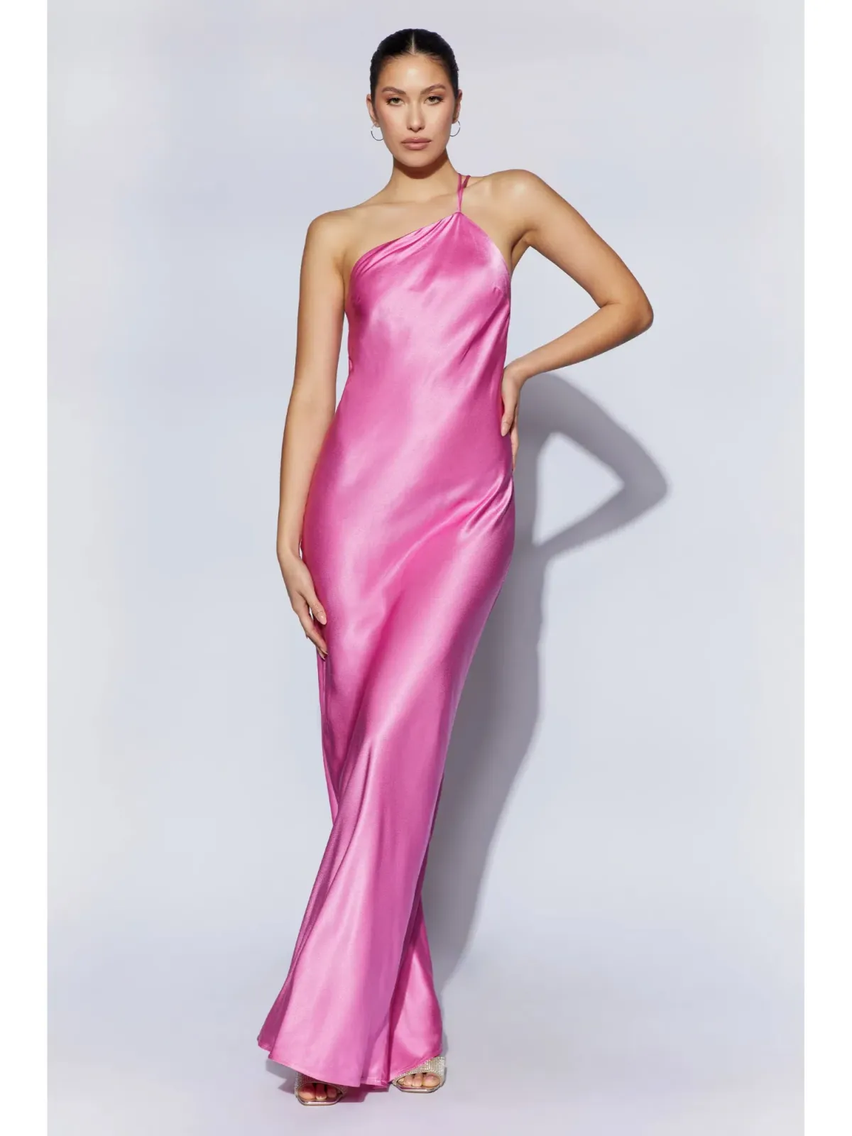 Meshki Alena Gown in Pink Size Small / AU 8 for rent on The Volte - main image