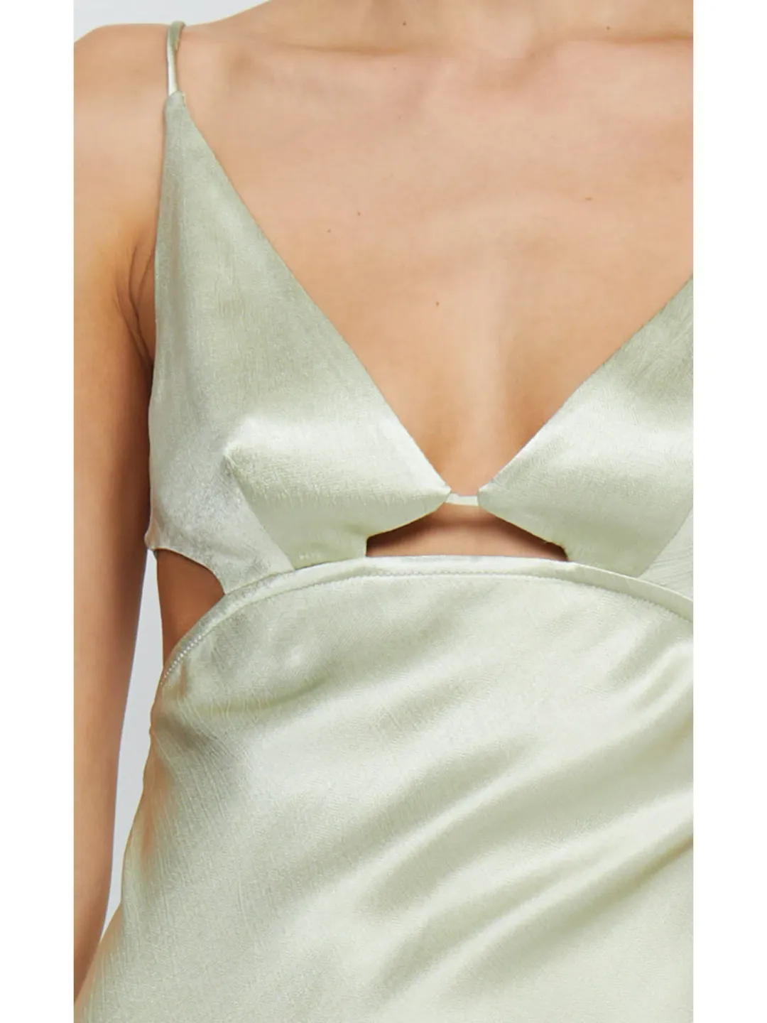 Bec & Bridge Indi Strappy Maxi Dress in Honeydew Size AU 6 for rent on The Volte - main image