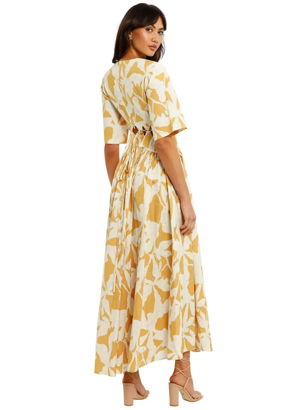 Camilla and Marc Minsk Dress in Minsk Print Size AU 10 for rent on The Volte - main image