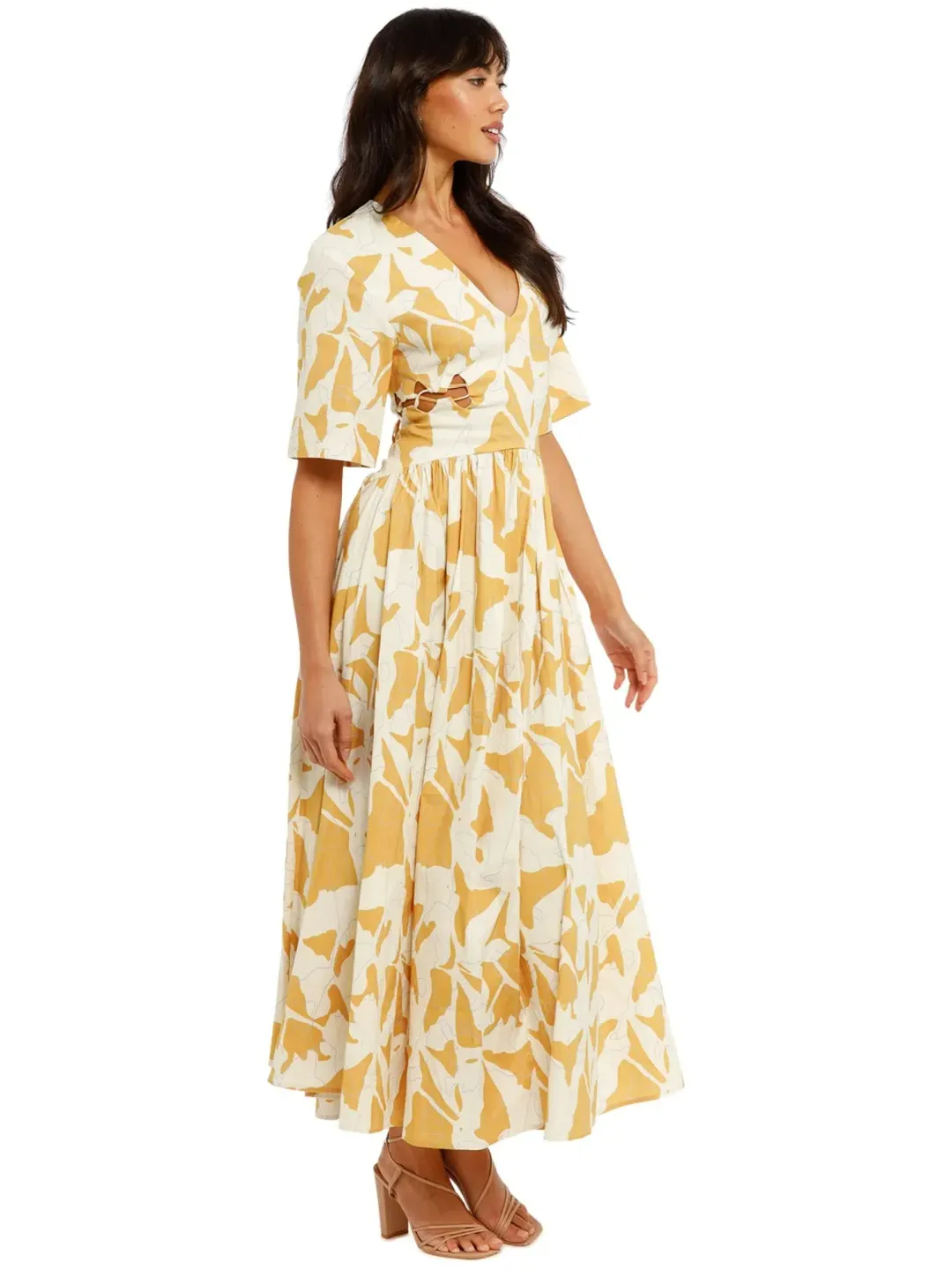 Camilla and Marc Minsk Dress in Minsk Print Size AU 10 for rent on The Volte - main image