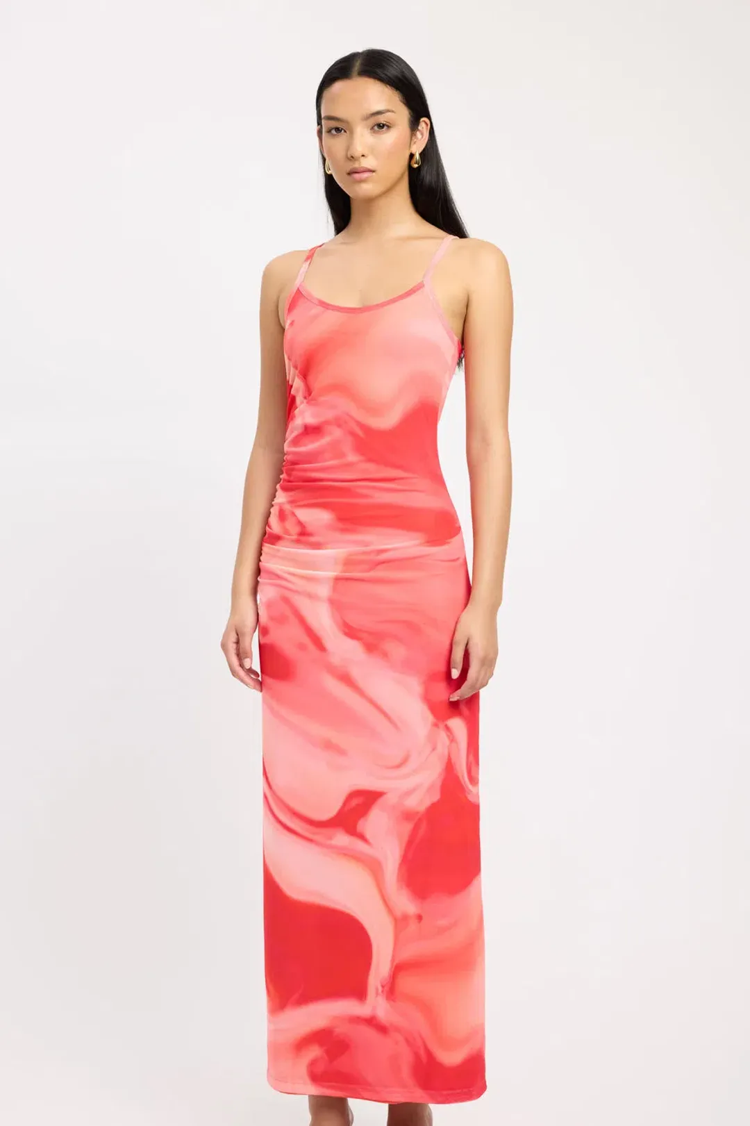 Kookai Haven Slip Dress Strawberry Size 10 for rent on The Volte - main image
