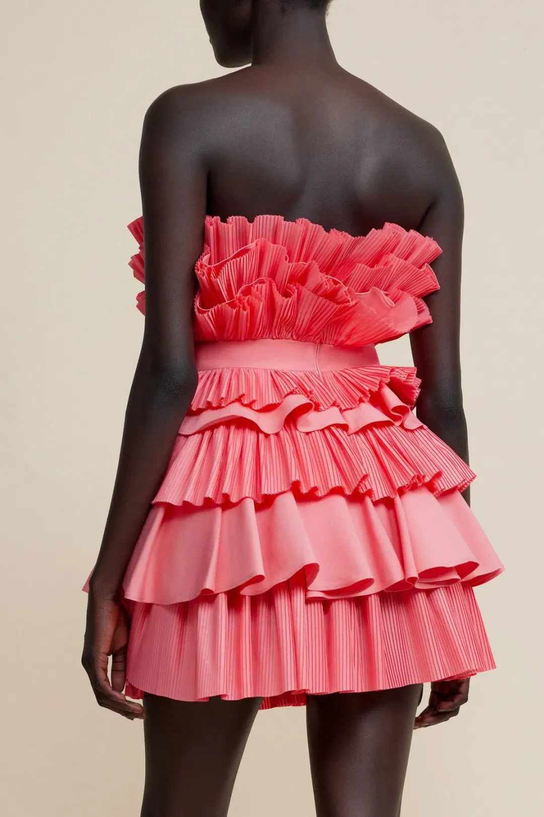 Acler Elsher Mini Dress Rouge Size 12 for rent on The Volte - main image