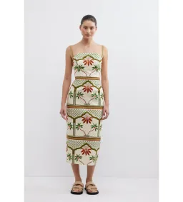 Pasduchas Vida Midi Dress Fiesta Size 8 for rent on The Volte - image 1