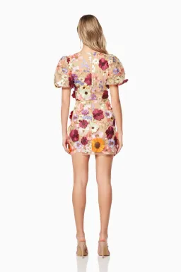 Elliatt Rosalind Mini Dress 3D Floral Size M/Au 10  for rent on The Volte - image 3