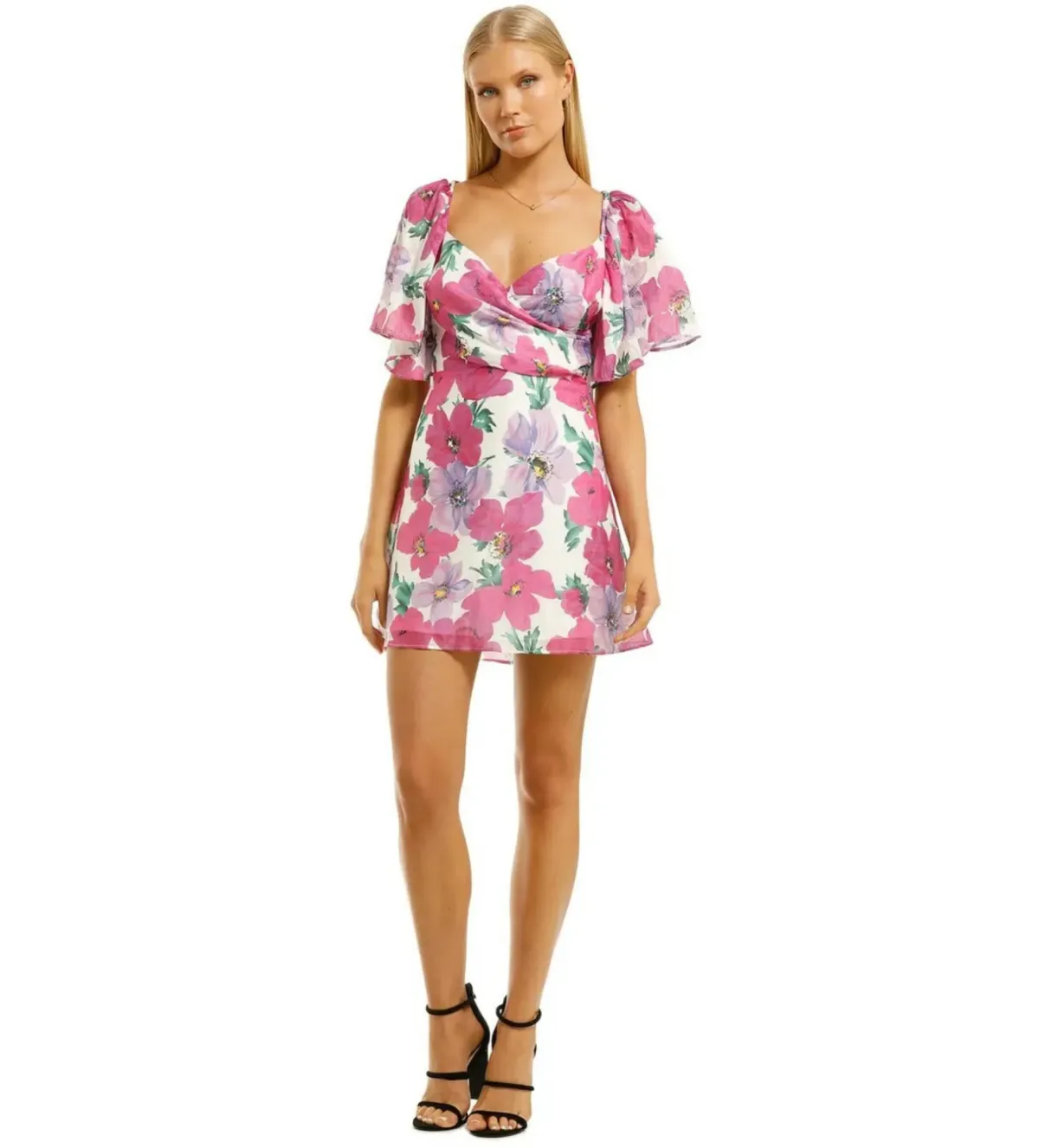 Talulah My Lover Mini Dress in Poppy Paradise Size 12 for rent on The Volte - main image
