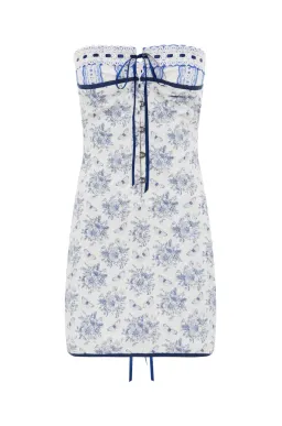 With Jean Sabrin Dress Toile Papillon Size XS/Au 6 for rent on The Volte - image 4