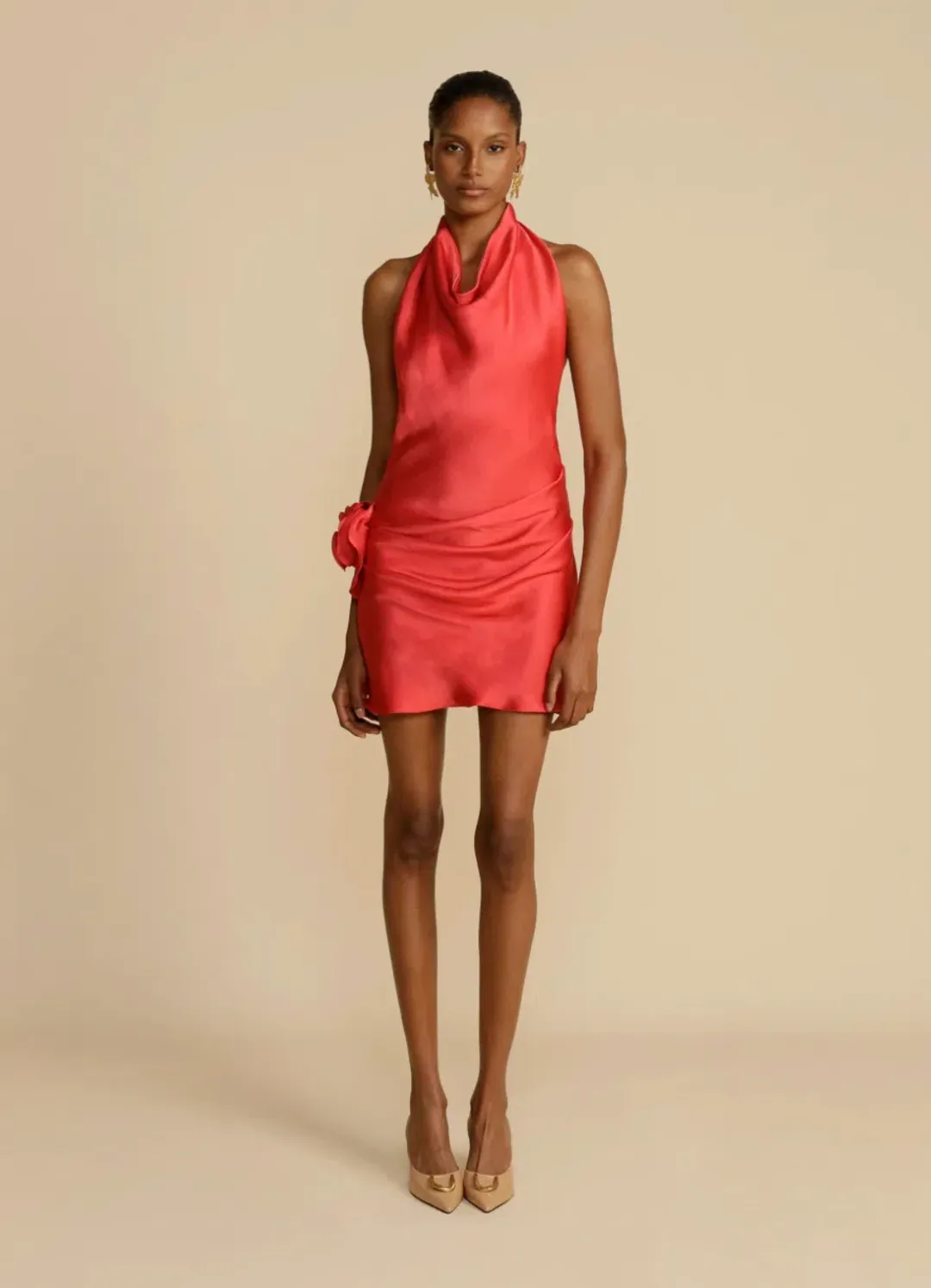 Arcina Ori Rosa Dress Punch Red Size Small/Au 8 for rent on The Volte - main image