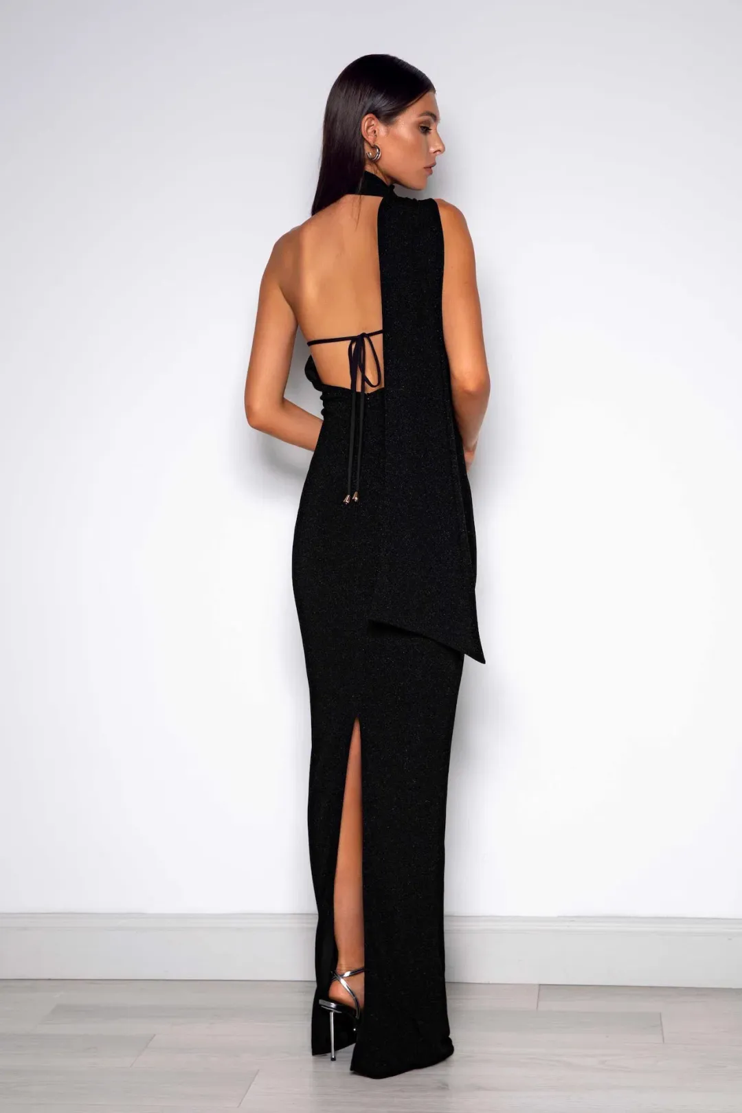 Elle Zeitoune Noah Maxi Dress Black Size 6 for rent on The Volte - main image