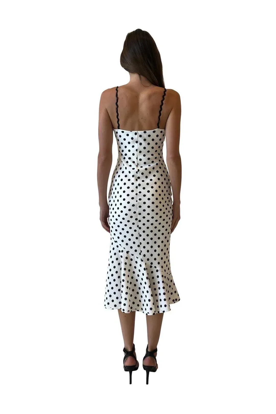 By Johnny Polka Slip Dress Print Size 6 for rent on The Volte - main image