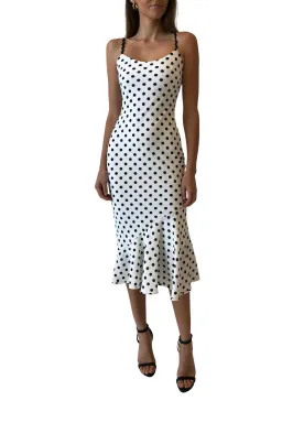 By Johnny Polka Slip Dress Print Size 6 for rent on The Volte - image 2