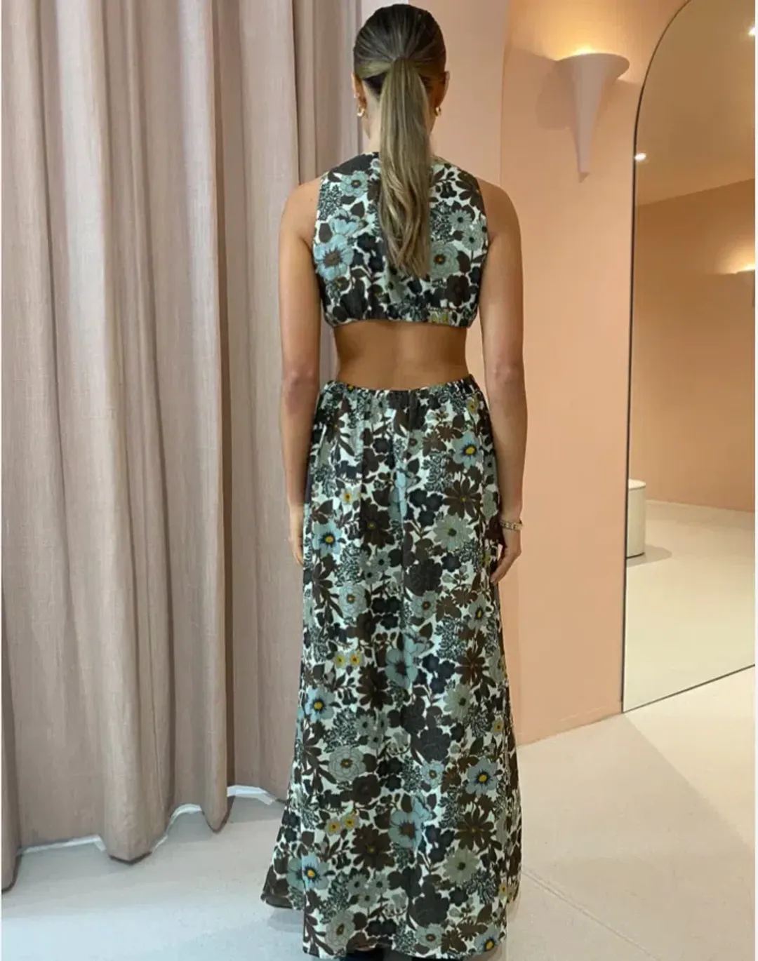 Sir The Label Constantine Cut Out Midi Dress Constantine Size 1 / AU 8 for rent on The Volte - main image
