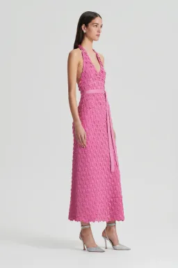 Scanlan Theodore Sparkle Halter Dress Pink Size 8 for rent on The Volte - image 2