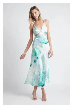 Sheike Aquatic Dress Print Size 8 for rent on The Volte - image 1