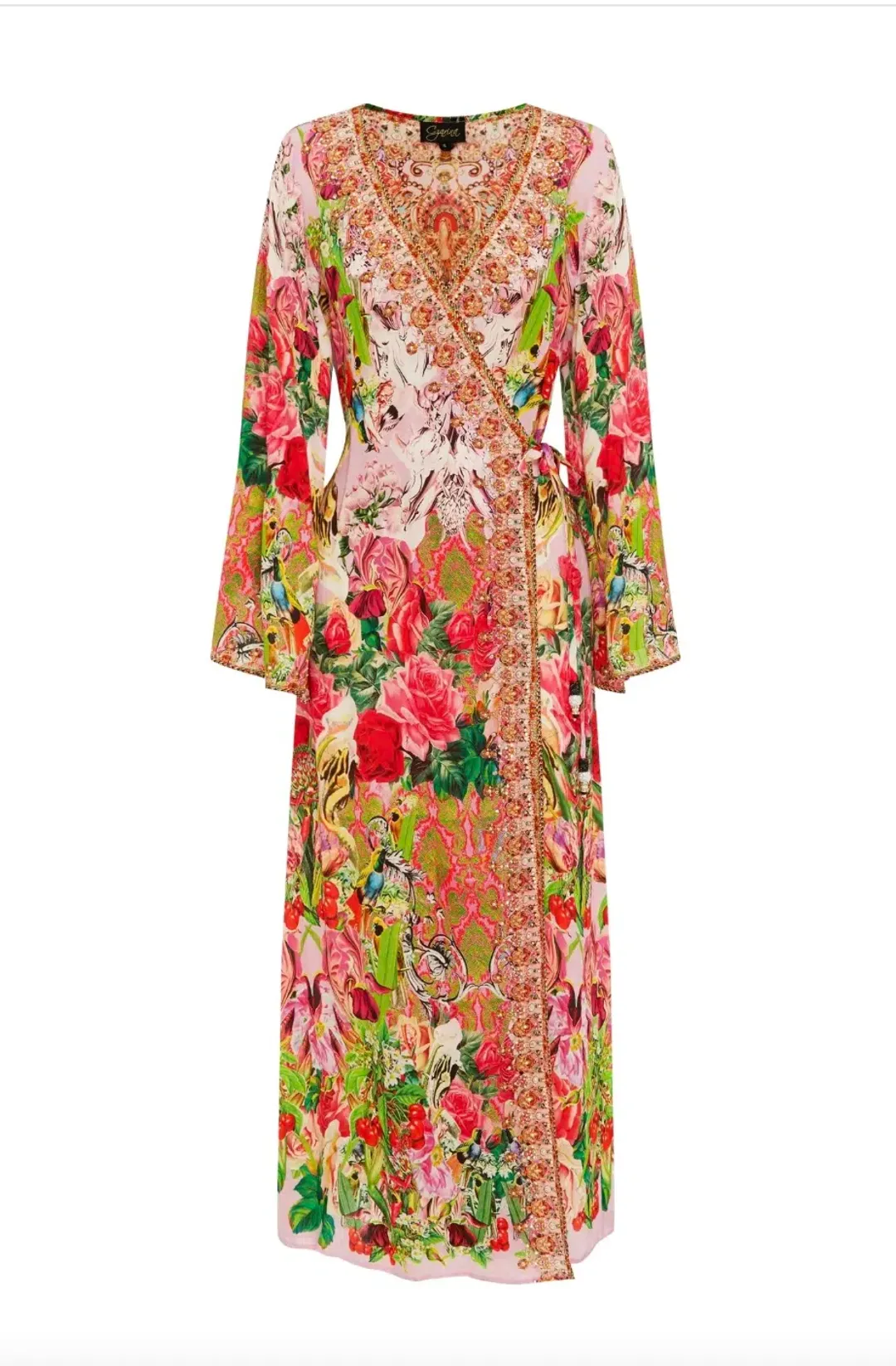 Camilla Czarina Every Flower Blossoms Wrap Dress Floral Size 8 for rent on The Volte - main image