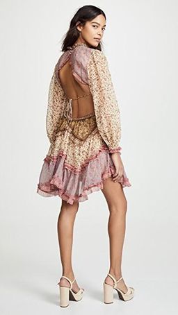 Zimmermann Juniper Cut Out Floating Dress Spliced Size 8 for rent on The Volte - image 3