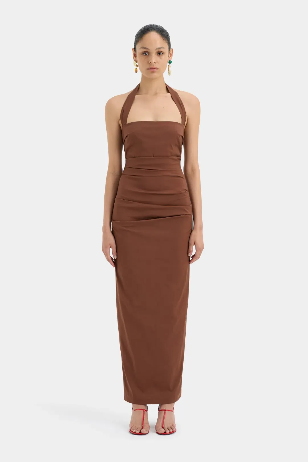 Sir the Label Nikki Gown Brown Size 8 for rent on The Volte - main image