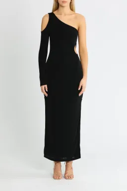 Suboo Beth One Shoulder Maxi Dress in Black Size 10 for rent on The Volte - image 1